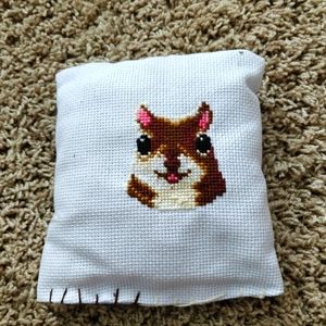 Squirel xstitch and supplies